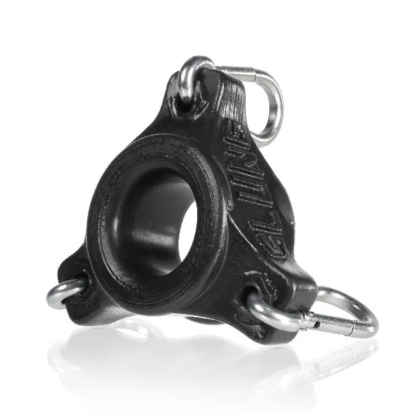 Anal Oxballs Slung Ballstretcher With 3 Carabiners Black