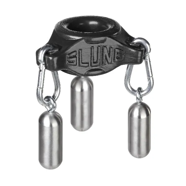Anal Oxballs Slung Ballstretcher With 3 Carabiners Black