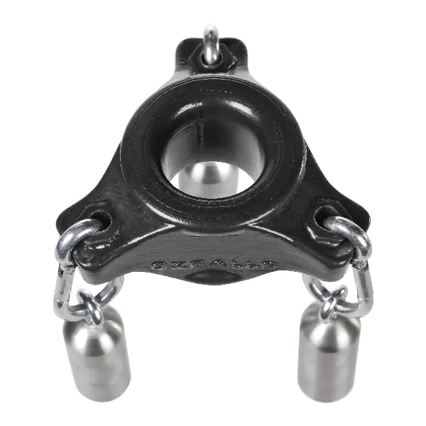 Anal Oxballs Slung Ballstretcher With 3 Carabiners Black
