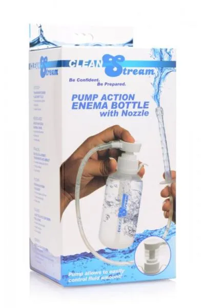 Clean Stream Male Sex Toys Clean Stream Pump Action Enema Bottle With Nozzle Clean Stream Male Sex Toys Clean Stream Pump Action Enema Bottle With Nozzle