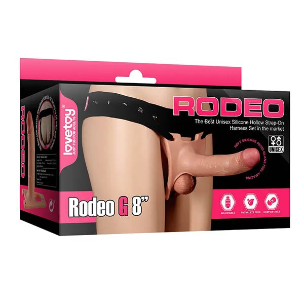 Ingen Hollow G 8 Flesh 203 cm Hollow StrapOn Lovetoy Female Sex Toys