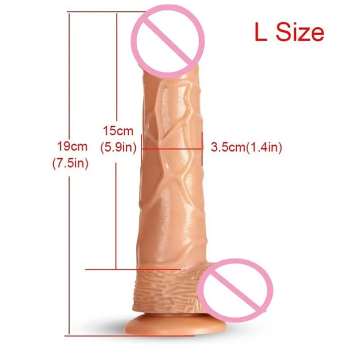 Male Sex Toys OOTYEMO Huge Realistic Soft Dick Sex Toy