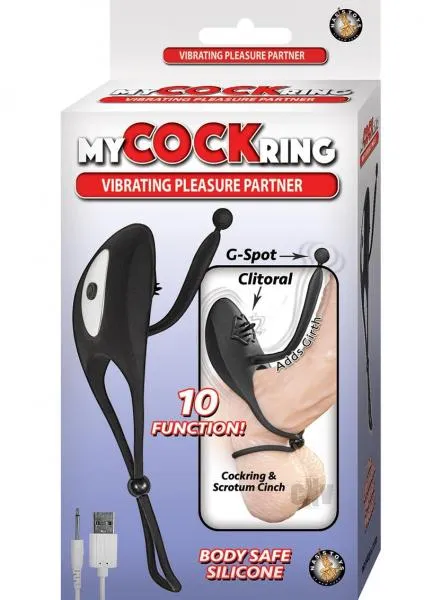 Nasstoys Vibrators My Cockring Vibe Pleasure Partner Black