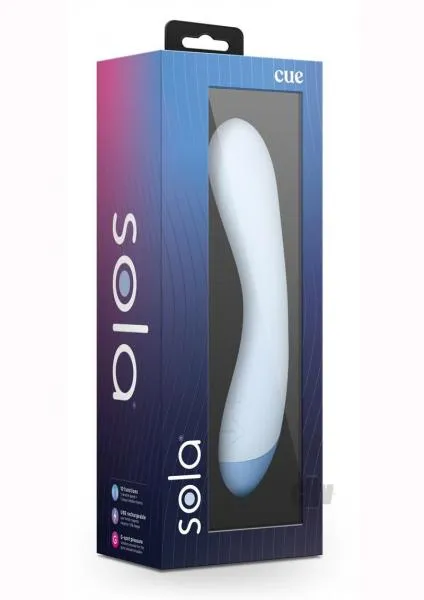 Sola Cue Slate Blue Seductucom Vibrators