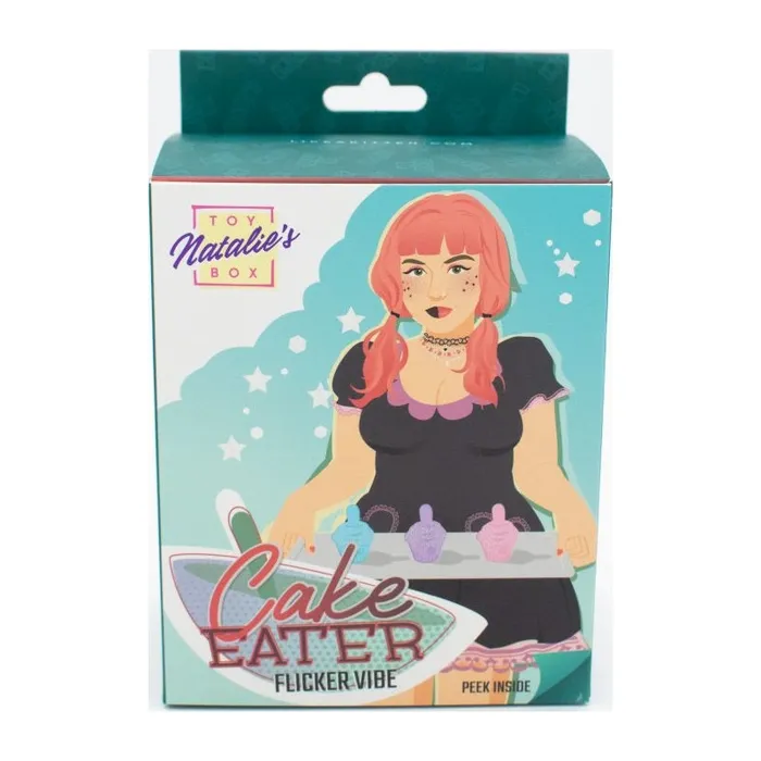 Vibrators Clit Flicker Stimulator Cake Eater Pink Natalies Toy Box