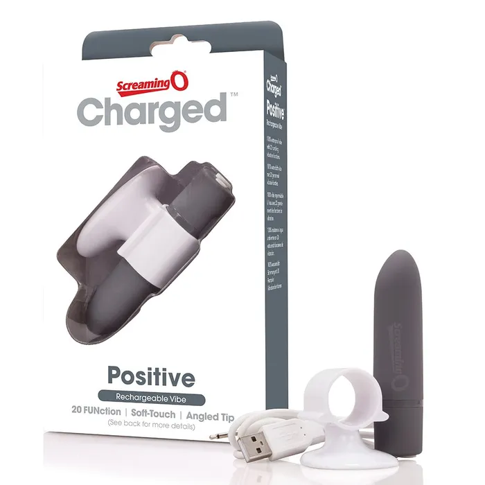Vibrators Lovetwoo Screaming O Charged Positive Vibe Grey