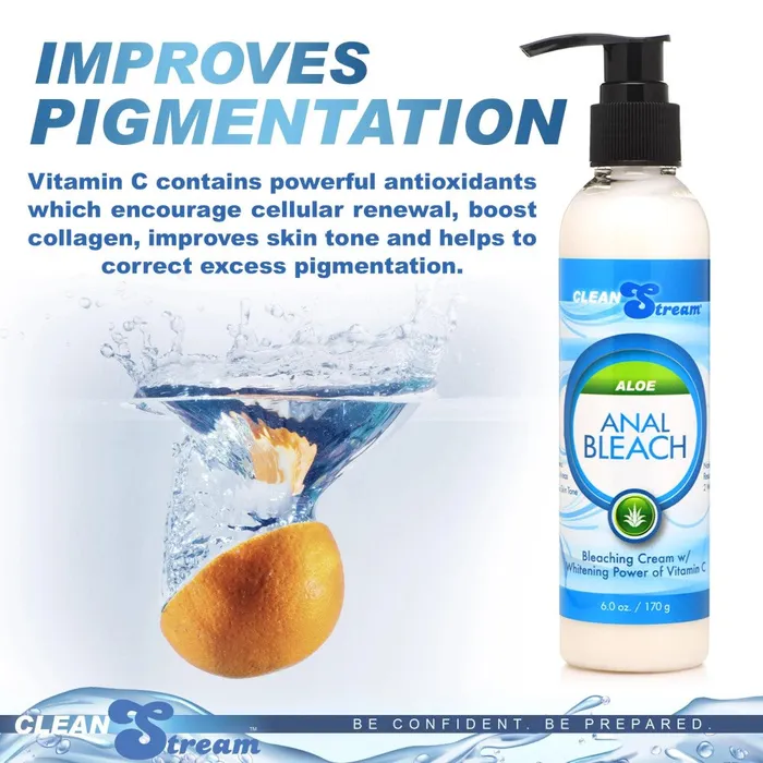 Clean Stream Male Sex Toys CleanStream Anal Bleach with Vitamin C Aloe 170g