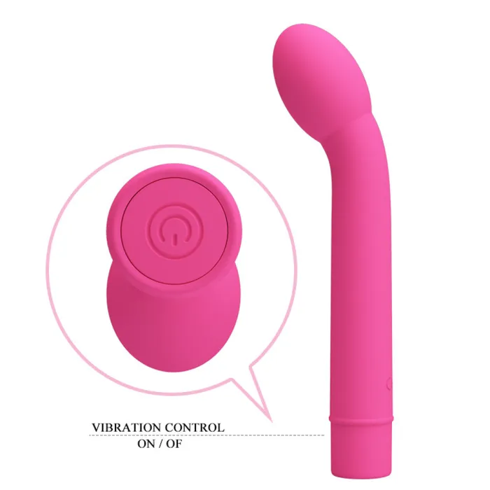 Pretty Love Vibrators Logan Silicone Gspot Vibrator Pink