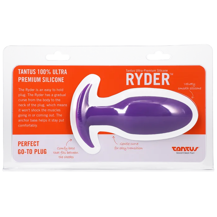 Silicone Ryder Butt Plug Lilac Tantus Anal