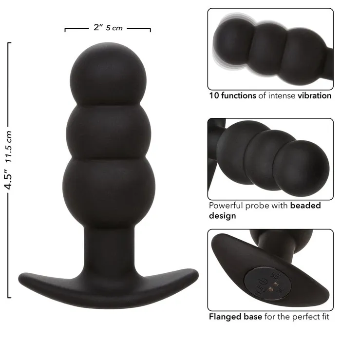 CalExotics Anal Rock Bottom Beaded Vibrating Probe
