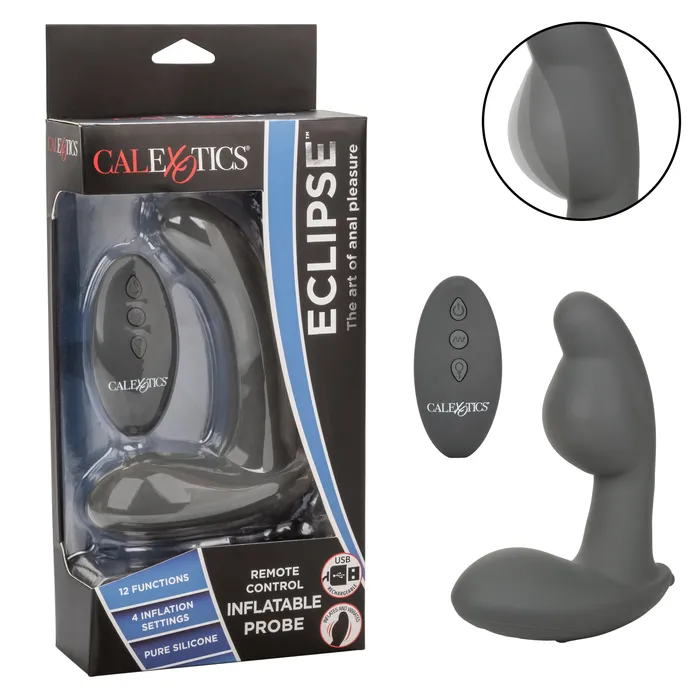 CalExotics Male Sex Toys Eclipse Remote Control Inflatable Probe