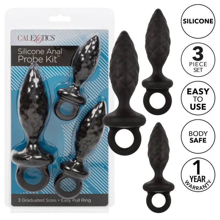 CalExotics Silicone Anal Probe Kit Anal