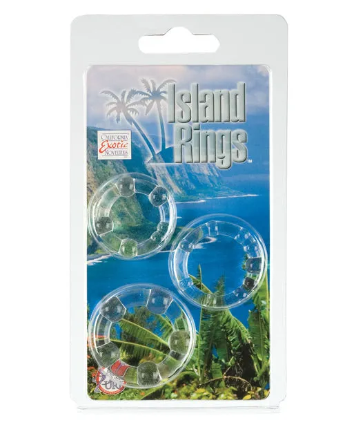 California Exotic Novelties Silicone Island Rings Female Sex Toys