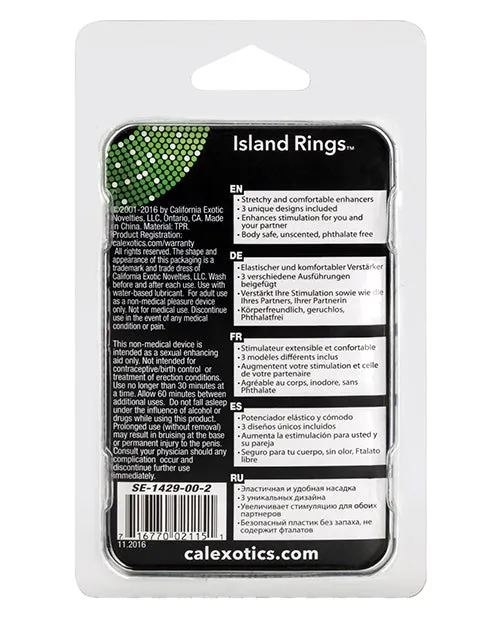 California Exotic Novelties Silicone Island Rings Female Sex Toys