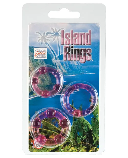 California Exotic Novelties Silicone Island Rings Female Sex Toys
