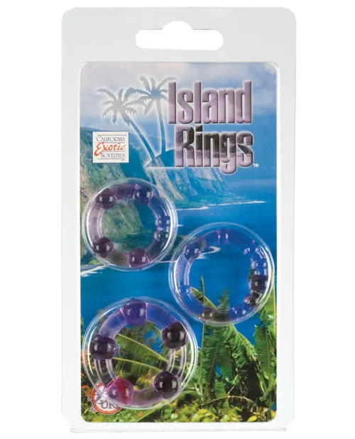 California Exotic Novelties Silicone Island Rings Female Sex Toys