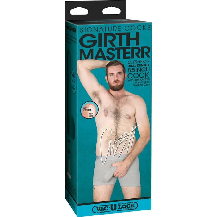Dildos Signature Cocks Girthmasterr ULTRASKYN Cock with Removable VacULock Suction Cup 8523cm Vanilla