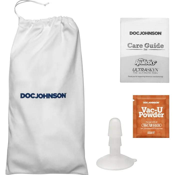 Dildos Signature Cocks Girthmasterr ULTRASKYN Cock with Removable VacULock Suction Cup 8523cm Vanilla