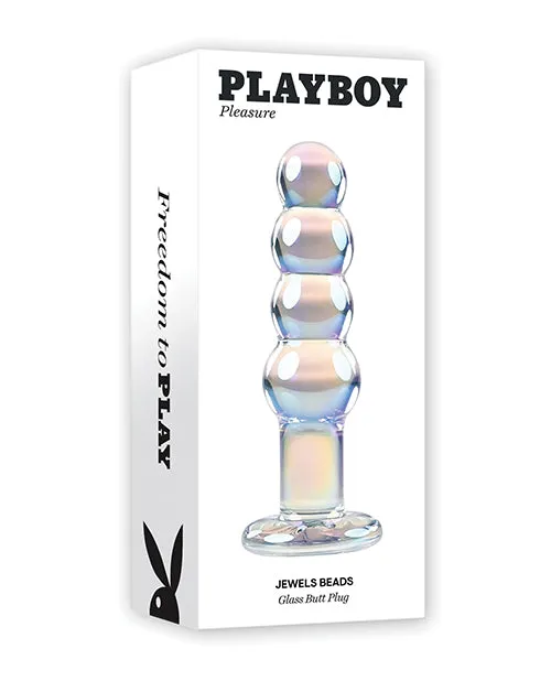 Evolved Novelties INC Anal Playboy Pleasure Jewels Beads Anal Plug Clear