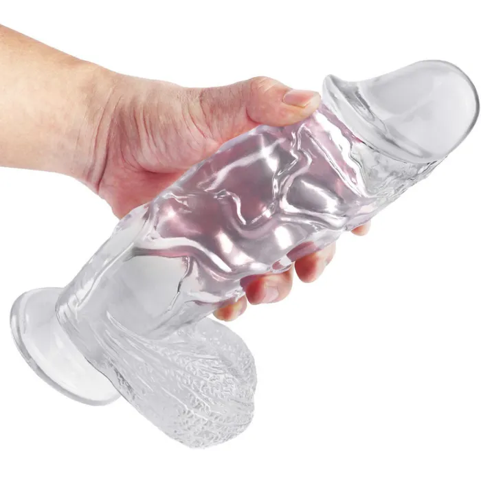 Female Sex Toys Spanksy Huge Dildo Sex Toy XL Size Thick Girthy Clear Dildo Strap On