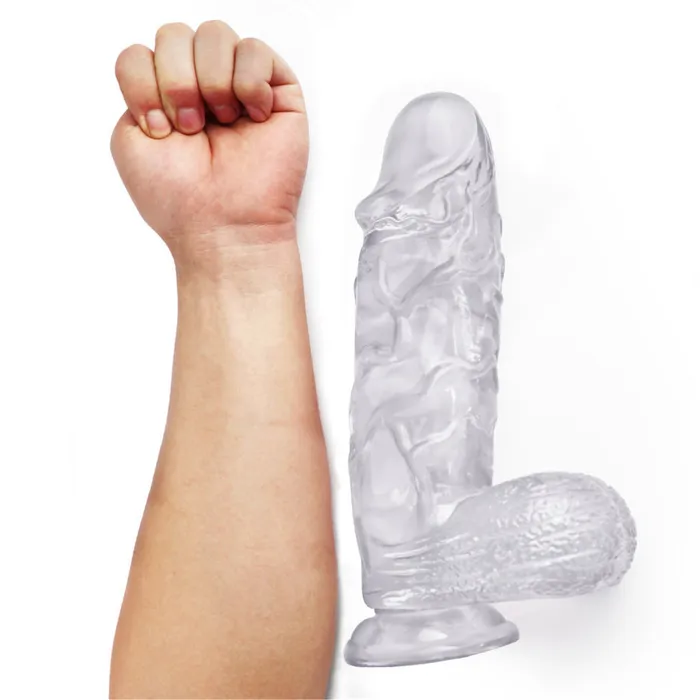 Female Sex Toys Spanksy Huge Dildo Sex Toy XL Size Thick Girthy Clear Dildo Strap On