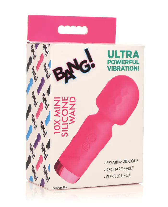 Female Sex Toys Xr LLC Bang 10X Mini Silicone Wand