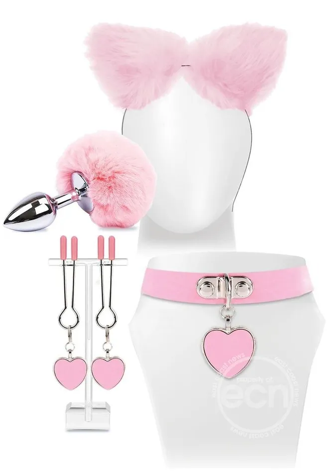Icon Brands Vibrators Try Curious Kitty Kit Pink