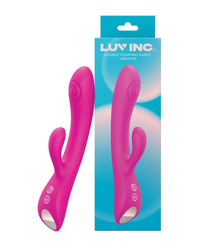 Luv Inc Double Thumping Rabbit Pink Vvole Vibrators