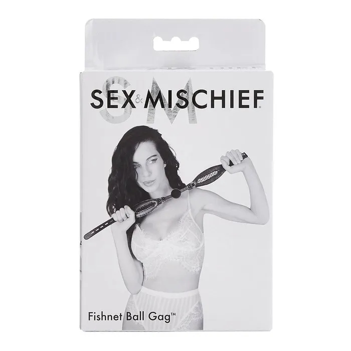 Male Sex Toys SM Fishnet Ball Gag Sex Mischief