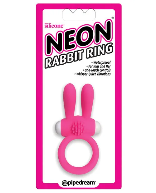 Pipedream Products Vibrators Neon Luv Touch Rabbit Ring