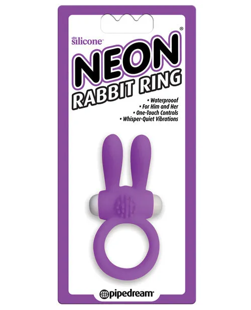 Pipedream Products Vibrators Neon Luv Touch Rabbit Ring