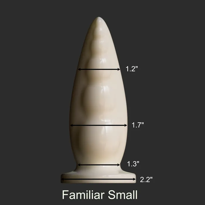 ThemFriends Female Sex Toys Familiar Small Translucent Blue with Gold Sparkle Extra Soft Ready to Ship