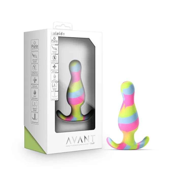 Blush Avant Kaleido Silicone Anal Plug Lime Butt Plug Nalpac Anal