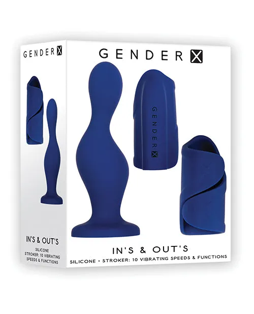 Evolved Novelties INC Vibrators Gender X Ins Outs Blue