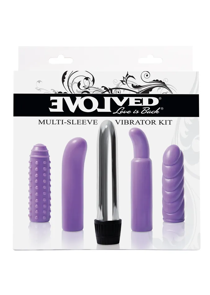 Multisleeve Vibrator Kit Evolved Novelties Vibrators