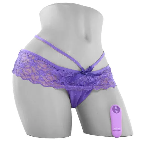 Nalpac Female Sex Toys Pipedream Fantasy For Her Crotchless Panty ThrillHer RemoteControlled Rechargeable Bullet Vibrator Purple Nalpac Female Sex Toys Pipedream Fantasy For Her Crotchless Panty ThrillHer RemoteControlled Rechargeable Bullet Vibrator Purple