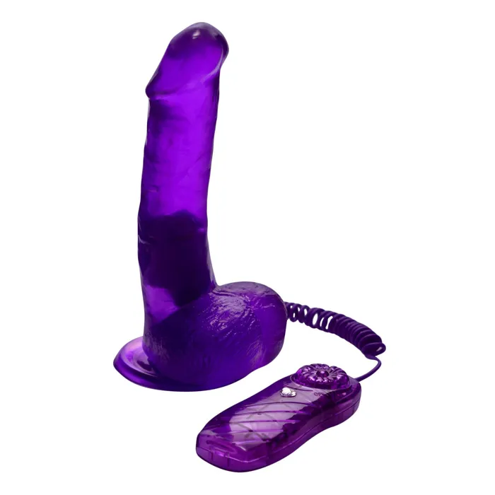 SC Novelties Vibrators Translucent Vibrating Dildo