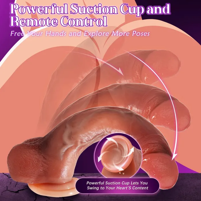 Sohimi Dildos DallinRealistic Heating Vibration and Stretching Dildo