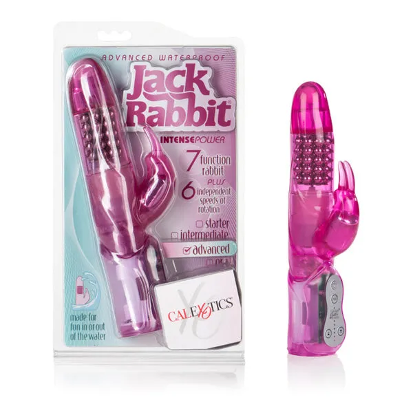 Cal Exotics Advanced Waterproof Jack Rabbit 5 Rows Pink Vibrators