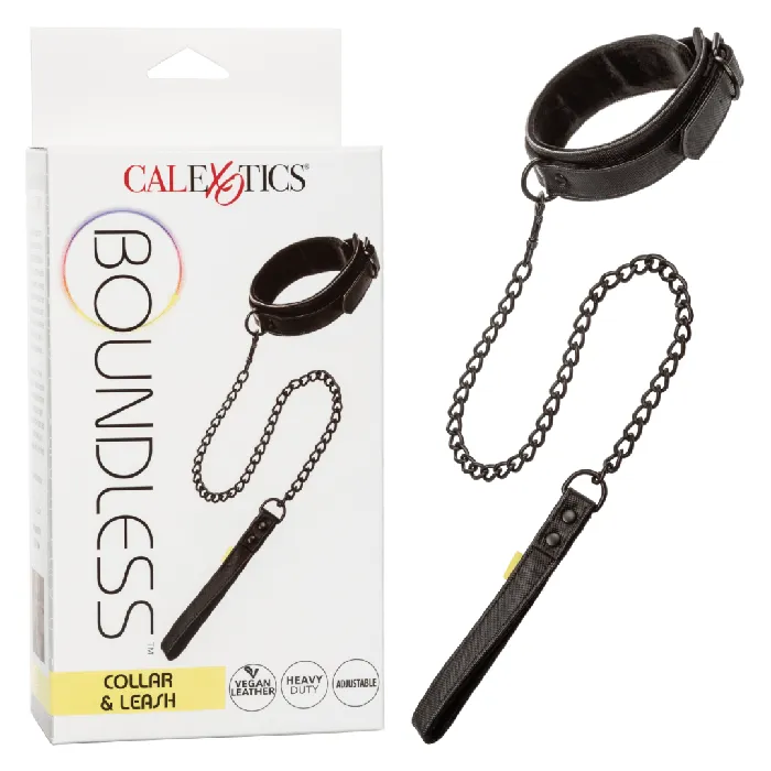 Anal CalExotics Boundless Collar and Leash Set