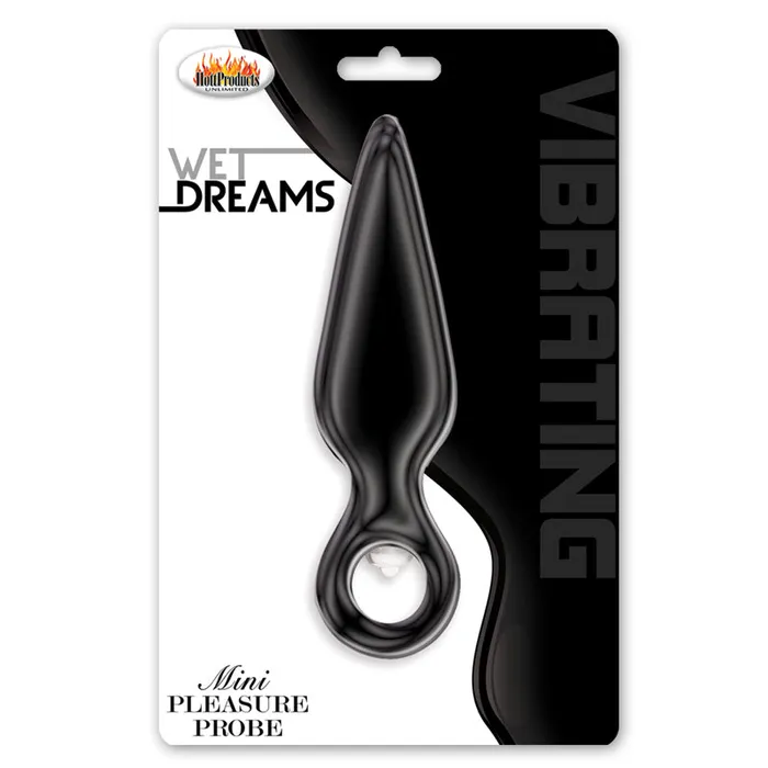 Anal Hott Products Unlimited Wet Dreams Mini Pleasure ProbeBlack