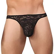 Anal Mp Stretch Lace Bong Thong Black Sm Male Power