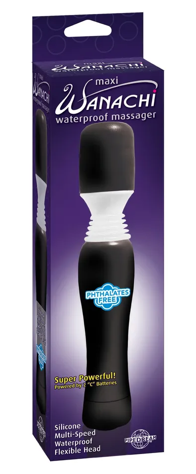 Anal Personalcrave Maxi Wanachi Waterproof Massager Black Package Of 5