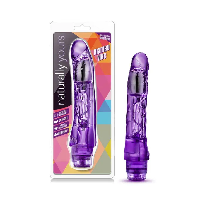 BLUSH NOVELTIES Naturally Yours Mambo Vibe 9 Purple Vibrators