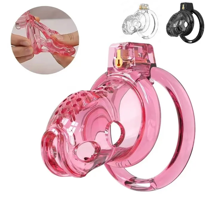 CHASTITY CAGE CO Male Sex Toys Soft Cage For Permanent Chastity Cage