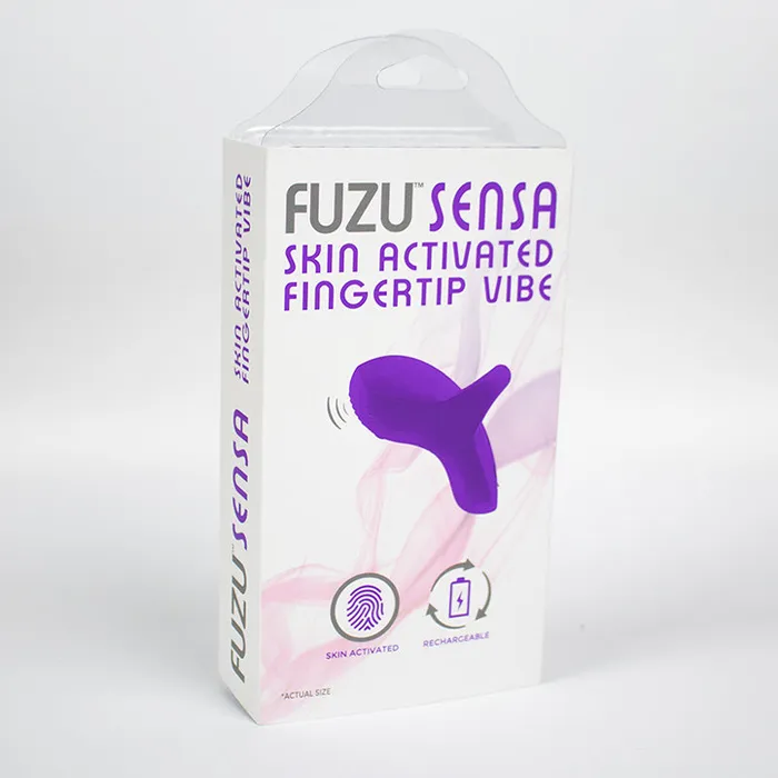 Deeva Vibrators Fuzu Skin Activated Fingertip Vibe Pur