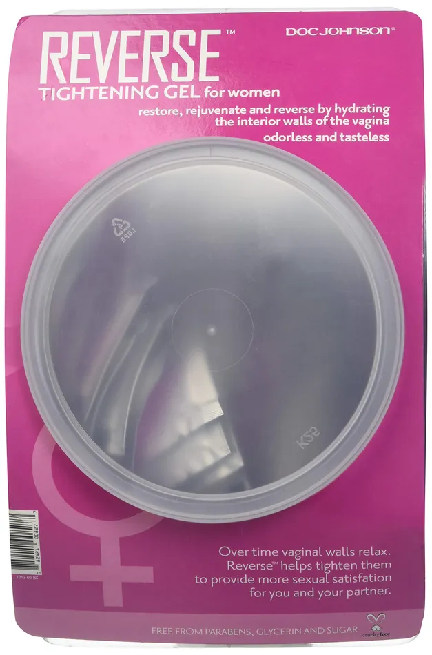 Doc Johnson Reverse Tightening Gel For Women Fishbowl Display Pieces Clear 21 Pound Doc Johnson Anal