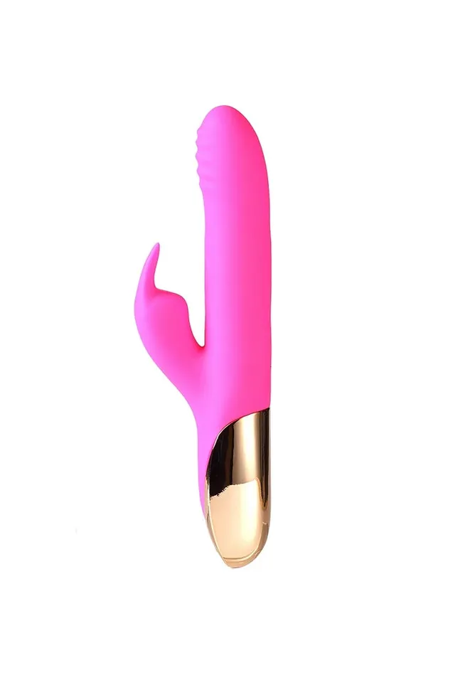 Dream Supercharged Silicone Rabbit Rechargeable Pink Maia Toys Vibrators