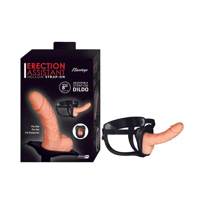 Erection Assistant Hollow StrapOn 8 in Vanilla Nasstoys Female Sex Toys Erection Assistant Hollow StrapOn 8 in Vanilla Nasstoys Female Sex Toys