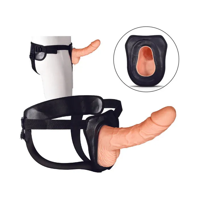 Erection Assistant Hollow StrapOn 8 in Vanilla Nasstoys Female Sex Toys Erection Assistant Hollow StrapOn 8 in Vanilla Nasstoys Female Sex Toys